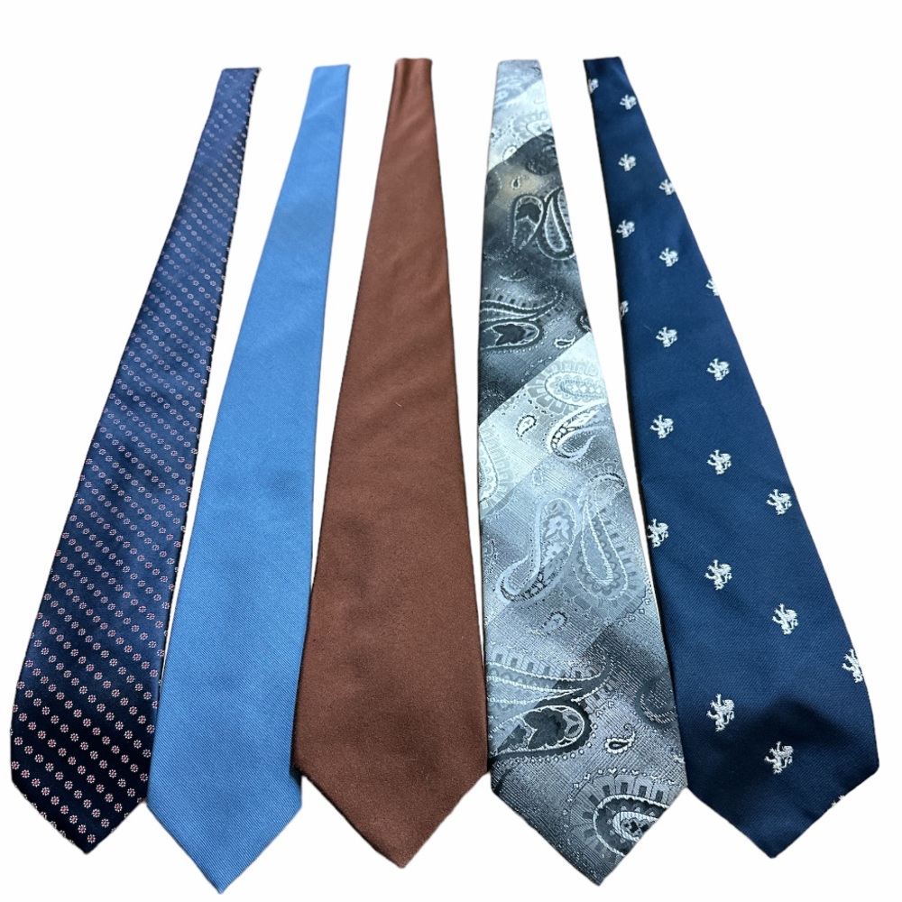 Vintage Bundle Set (5) Wembley Men’s Ties Pre Loved EUC